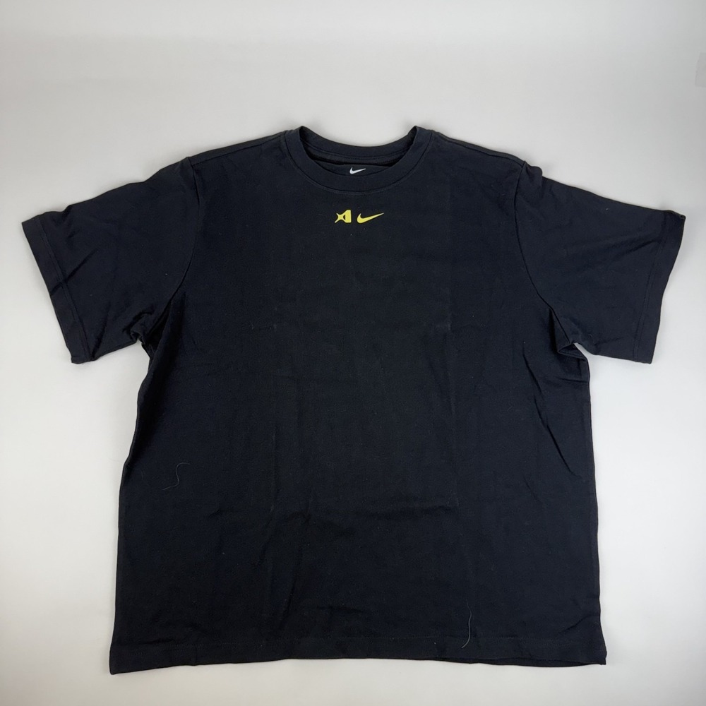 New Womens Nike A'ja Wilson Signature Black Loose Short-Sleeve T-Shirt Size L